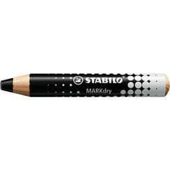 Whiteboardpotlood STABILO MARKdry 648/46 zwart