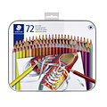 Staedtler Kleurpotlood Staedtler 175 6kantig assorti blik à 72 kleuren