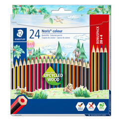 Kleurpotloden Staedtler Noris set à 20+4 kleuren