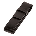 Van der Spek Etui stylos 321 Cuir de Buffle 1 case noir