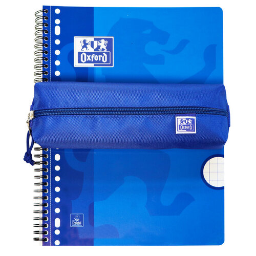 Oxford Trousse Oxford Kangoo rectangle bleu