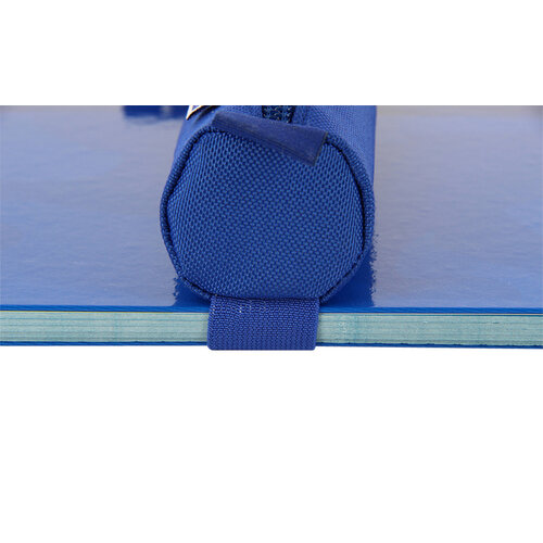 Oxford Pennenetui Oxford rond blauw
