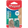 Maped Gum Maped Smiling Planet blister à 2 stuks