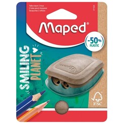 Puntenslijper Maped Smiling Planet 2-gaats