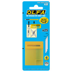 Reservemes Olfa KB blister à 25 stuks