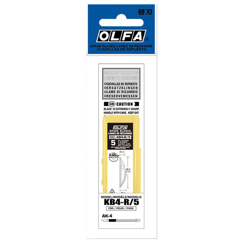 Olfa Reservemes Olfa KB4-R blister à 5 stuks