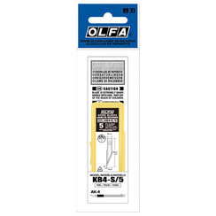 Reservemes Olfa KB4-S blister à 5 stuks