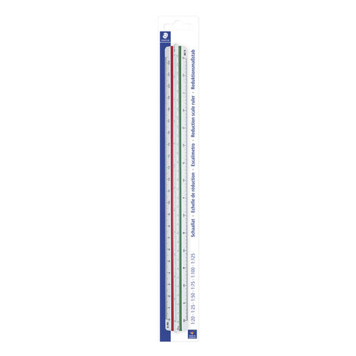 Staedtler Règle à échelle de réduction Staedtler 561 300mm plastique blanc
