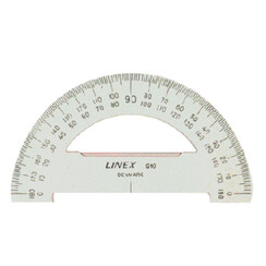 Rapporteur Linex 910 Ø100mm 180° Transparent