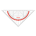 Maped Equerre géométrique Maped Geo-Flex 16cm transparent