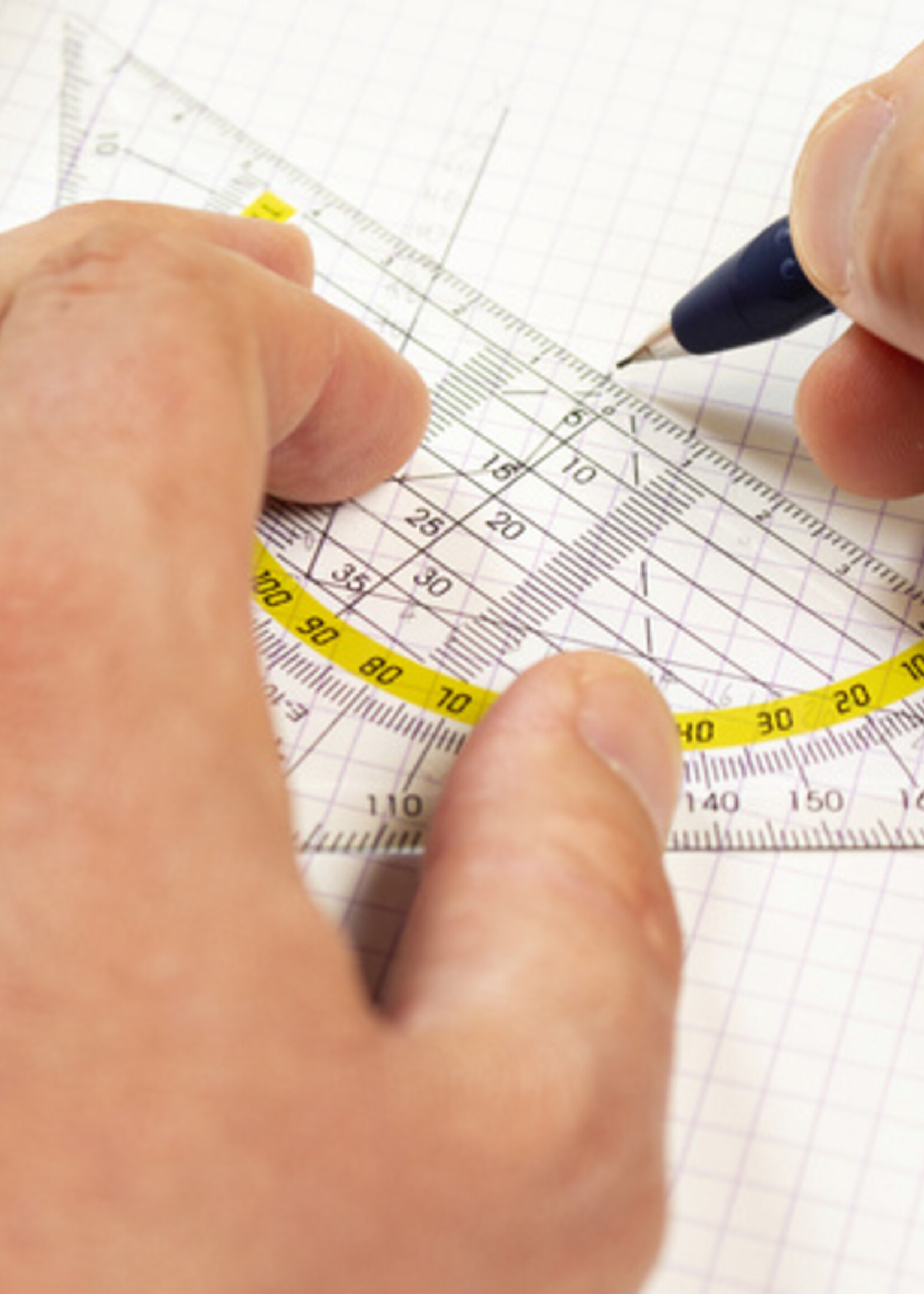 Westcott Equerre Géométrique Westcott 14cm transparent