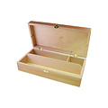 Office Boîte à dessin 25x12x6,5mm 3 compartiments Bois hêtre