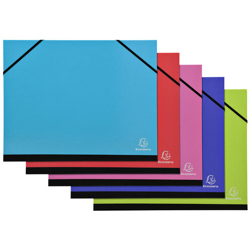 Exacompta Tekenmap Exacompta Iderama 26x33cm met elastieke sluiting assorti