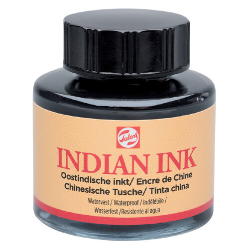 Talens Oost-Indische inkt Talens zwart 30ml