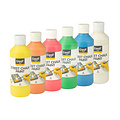 Creall Peinture trottoir craie Creall Chalk Paint lot 6 couleurs 250ml
