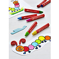 Faber-Castell Waskrijt Faber-Castell driehoekig assorti set à 12 stuks