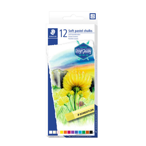 Staedtler Craie pastel Staedtler Karat douce assorti 12 pièces