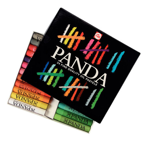 Talens Panda Pastel à l'huile Talens Panda set 24 couleurs