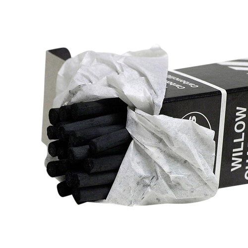 Coates Houtskool Coates 5-6mm doos à 25 stuks
