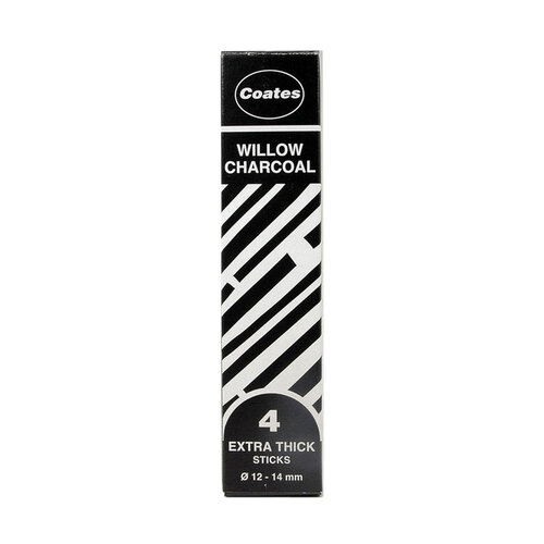 Coates Houtskool Coates 12-14mm doos à 4 stuks