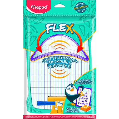 Maped Ardoise blanche Maped Flex incassable assorti