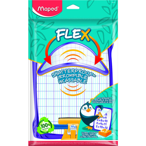 Maped Ardoise blanche Maped Flex incassable assorti