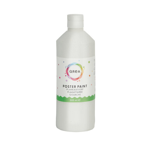 Qrea Plakkaatverf Qrea wit 500ml