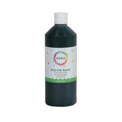 Plakkaatverf Qrea zwart 500ml