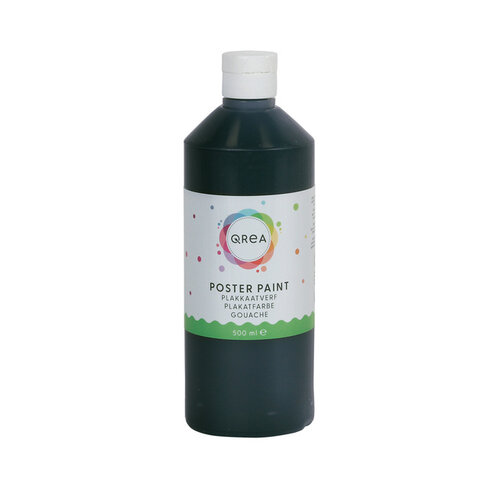 Qrea Plakkaatverf Qrea zwart 500ml