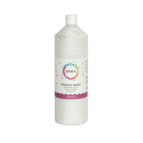 Qrea Plakkaatverf Qrea wit 1000ml
