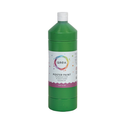 Qrea Plakkaatverf Qrea middengroen 1000ml