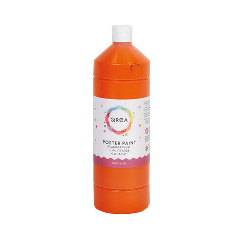 Qrea Plakkaatverf Qrea oranje 1000ml