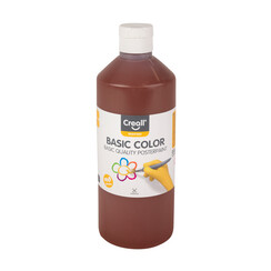 Gouache Creall Basic marron foncé 500ml