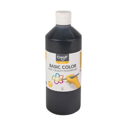 Creall Gouache Creall Basic noir 500ml