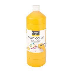 Plakkaatverf Creall basic donkergeel 1000ml
