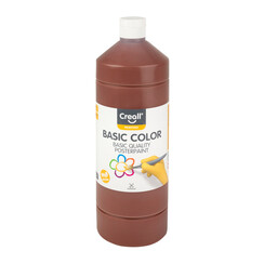 Plakkaatverf Creall basic donkerbruin 1000ml