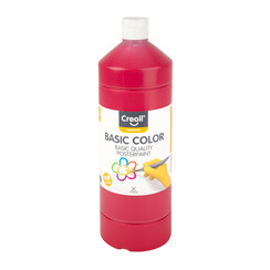 Gouache Creall Basic 06 rouge foncé 1000ml