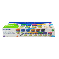 Plakkaatverf Pelikan 20ml assorti doos à 12 potjes