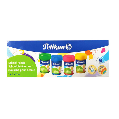 Pelikan Gouache Pelikan 20ml assorti boîte 12 pièces
