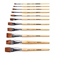 Qrea Pinceaux Qrea poil synthétique set 11 largeurs