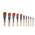Qrea Pinceaux Qrea poil synthétique set 11 largeurs