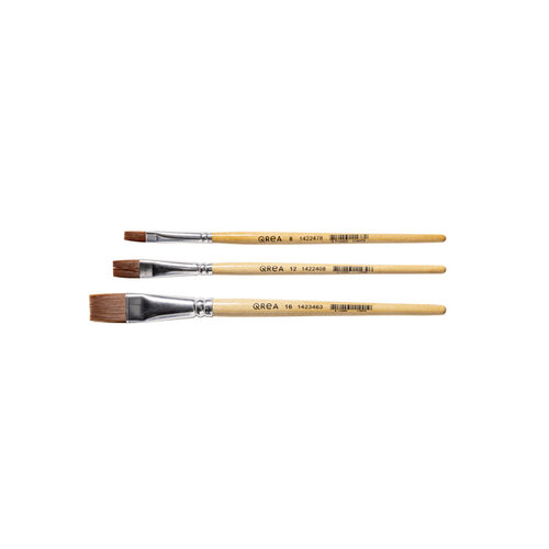Qrea Brosse Qrea poil synthétique set 3 largeurs