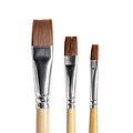 Qrea Brosse Qrea poil synthétique set 3 largeurs