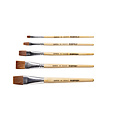 Qrea Brosse Qrea poil synthétique set 5 largeurs