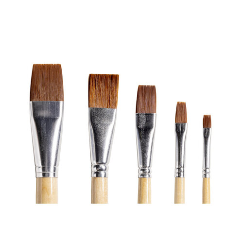 Qrea Kwast Qrea synthetisch set à 5 breedtes