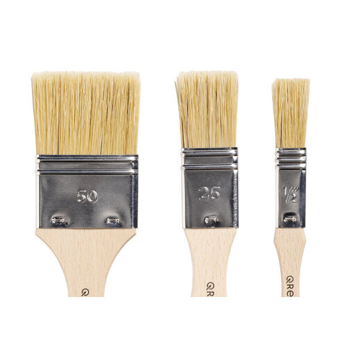 Qrea Brosse plate Qrea soie de porc set 3 largeurs