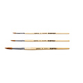 Qrea Pinceau Qrea poil synthétique set 3 largeurs