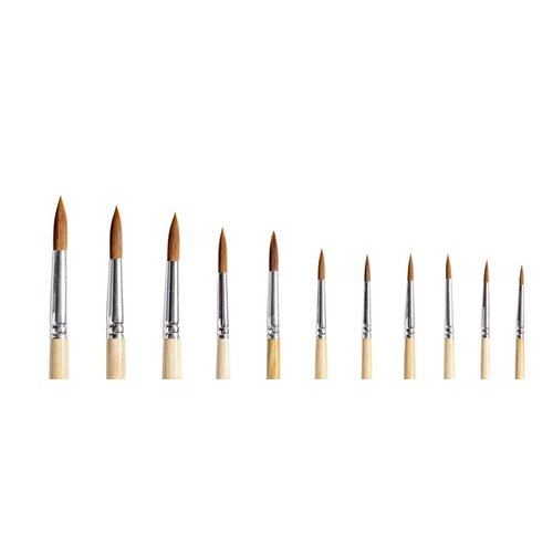 Qrea Pinceau Qrea poil synthétique set 3 largeurs