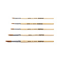 Qrea Pinceau Qrea poil synthétique set 5 largeurs