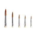Qrea Pinceau Qrea poil synthétique set 5 largeurs